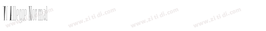 Vf Allegie Normal字体转换